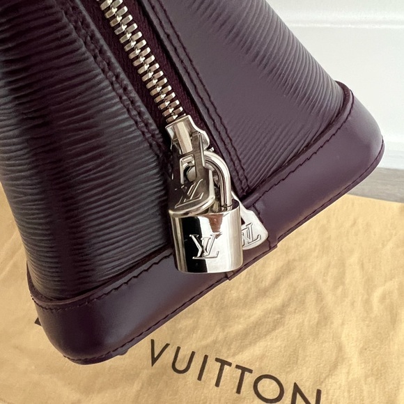 Louis vuitton purple alma pm bag - Picture 9 of 10